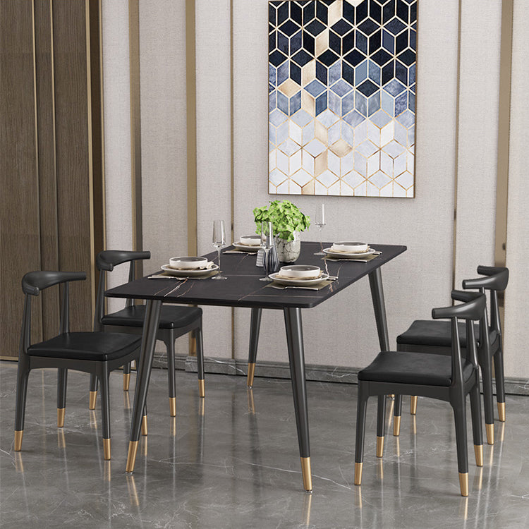 Modern 1/2/5/7 stukken Dining Furniture Sintered Stone Dining Furniture Set/aparte items