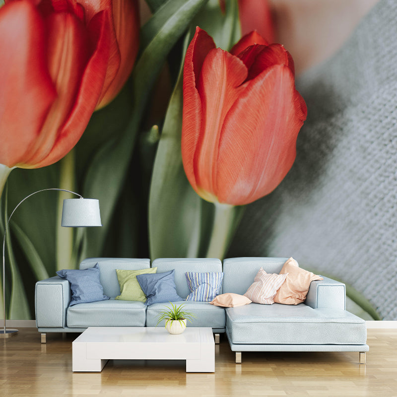 Environment Friendly Decorative Murals Flower Sitting Room Wall Murals