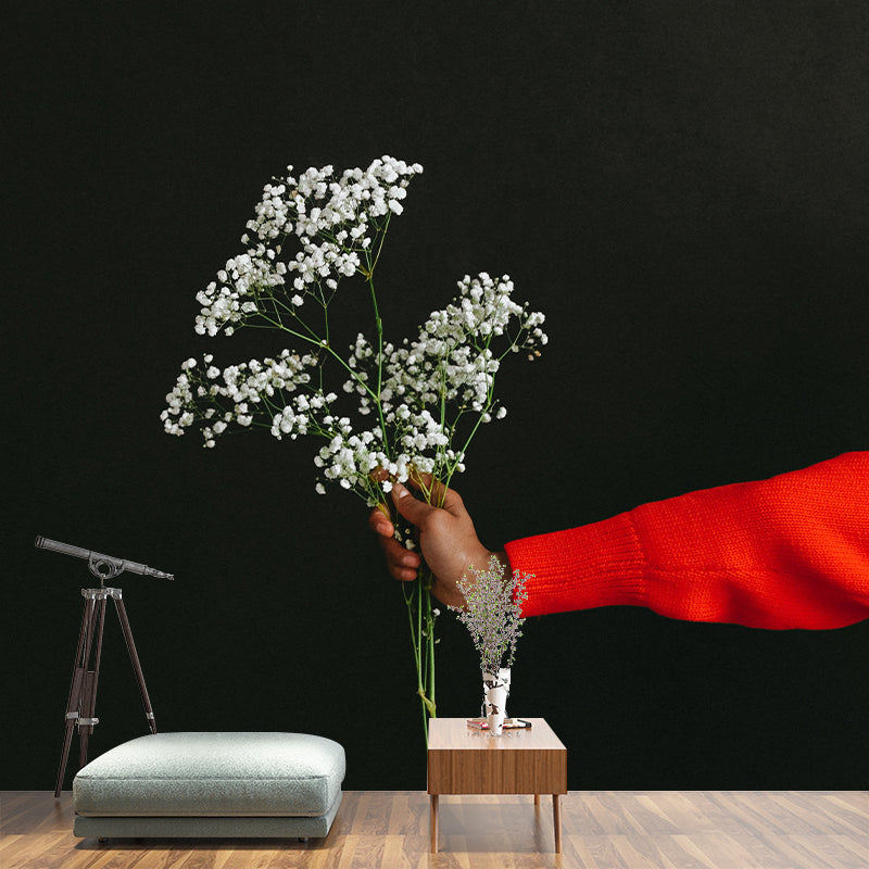 Blooming Flower Wall Murals Wallpaper Living Room Wall Murals