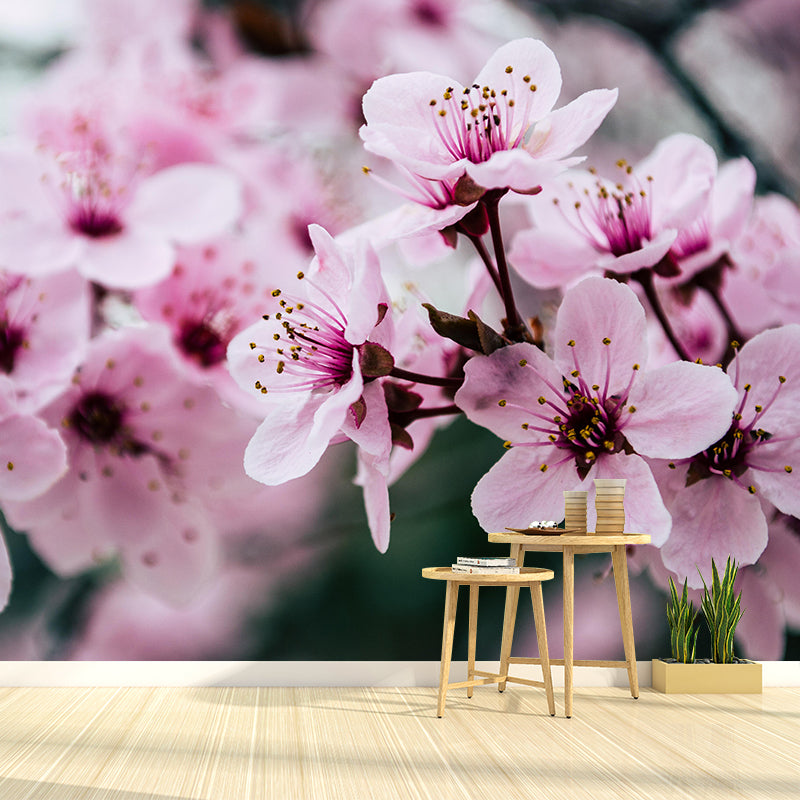 Stain Resistant Decorative Murals Flower Room Wall Murals Wallpaper