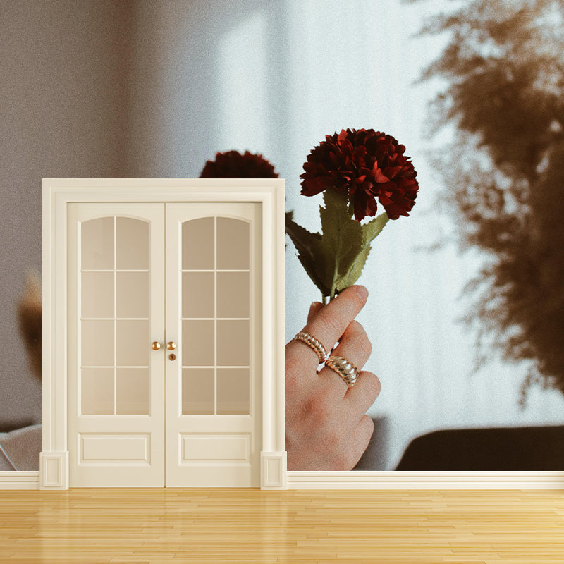 Eco-friendly Decorative Flower Murals Dining Room Wall Murals