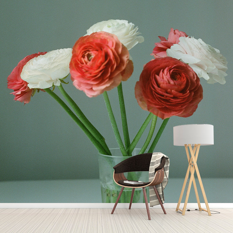 Eco-friendly Decorative Flower Murals Dining Room Wall Murals