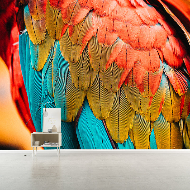 Environment Friendly Decorative Murals Feather Sleeping Room Wall Murals Wallpaper