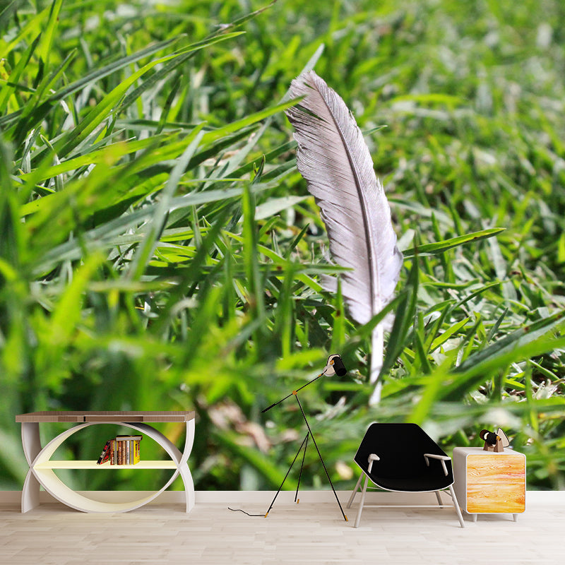 Stain Resistant Decorative Murals Feather Bedroom Wall Murals