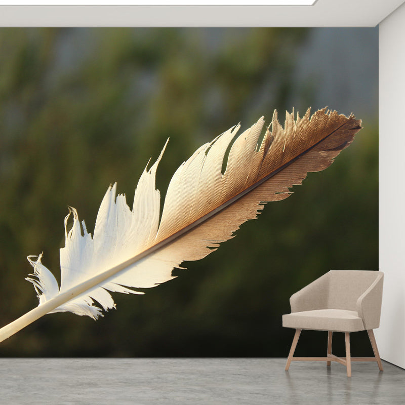 Environment Friendly Decorative Murals Feather Living Room Wall Murals