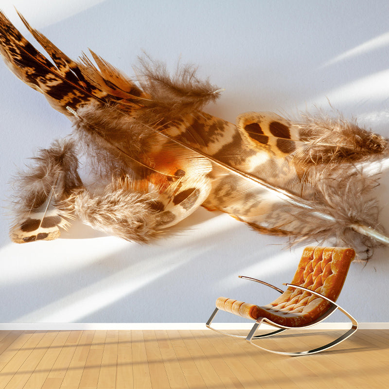 Eco-friendly Feather Decorative Murals Room Wall Murals Wallpaper