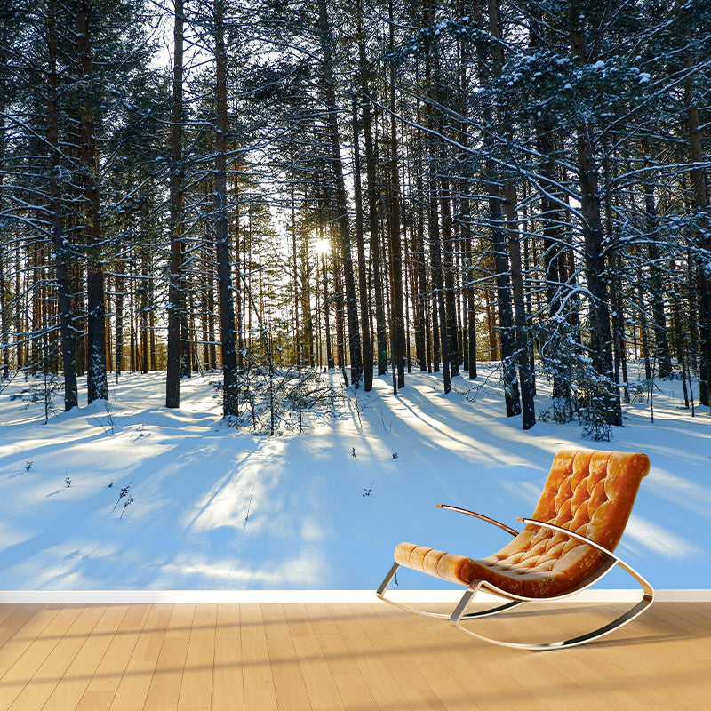 Environment Friendly Decorative Murals Forest Sitting Room Wall Murals Wallpaper