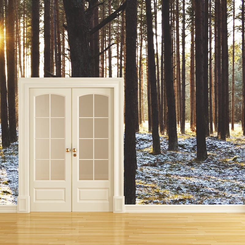 Environment Friendly Decorative Murals Forest Room Wall Murals Wallpaper