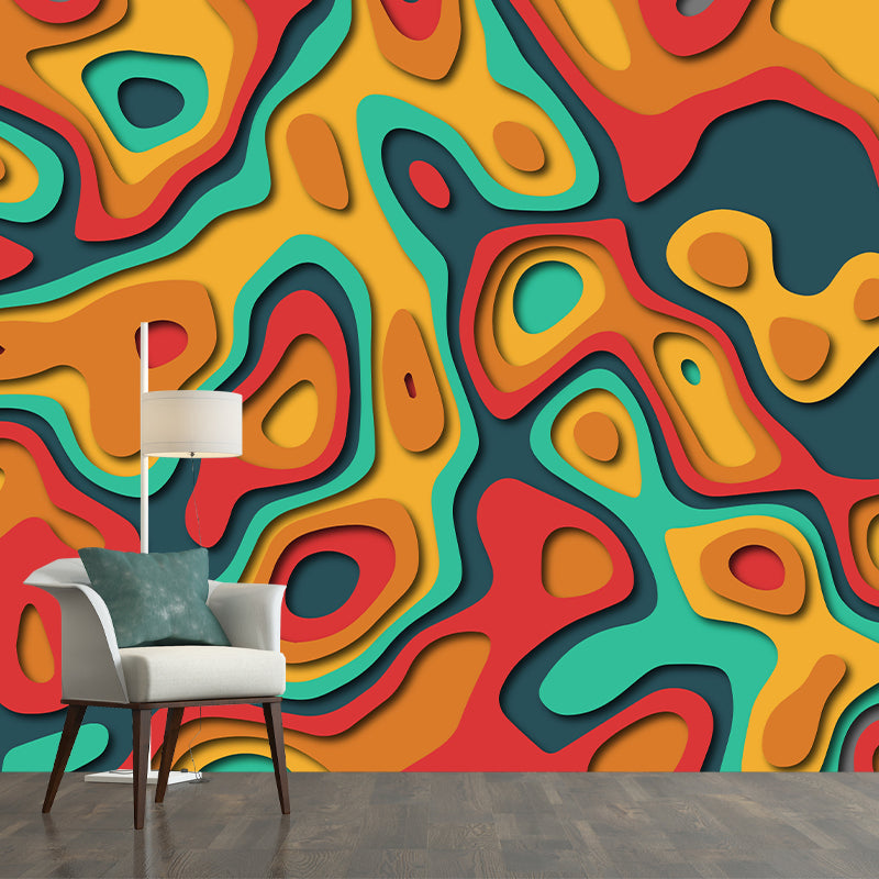 Abstract Illustration Mural Eco-friendly Decorative Wallpaper for Room