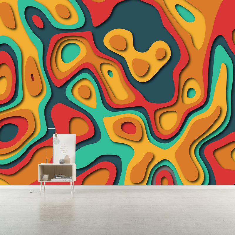 Abstract Illustration Mural Eco-friendly Decorative Wallpaper for Room