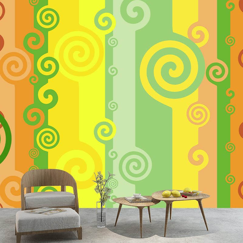 Eco-friendly Illustration Abstract Mural Decorative Wallpaper for Home