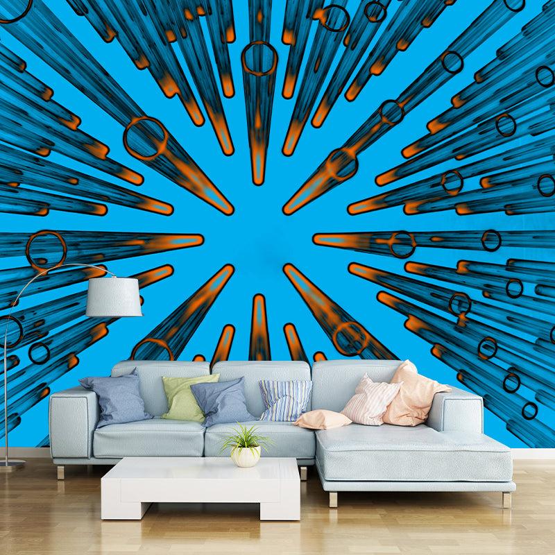 Mildew Resistant Abstract Mural Eco-friendly Decorative Wallpaper for Room