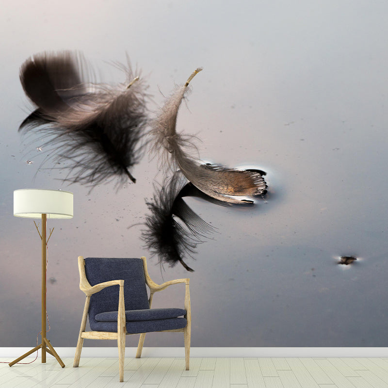 Photography Feather Customized Mural Eco-friendly Decorative Wallpaper for Room