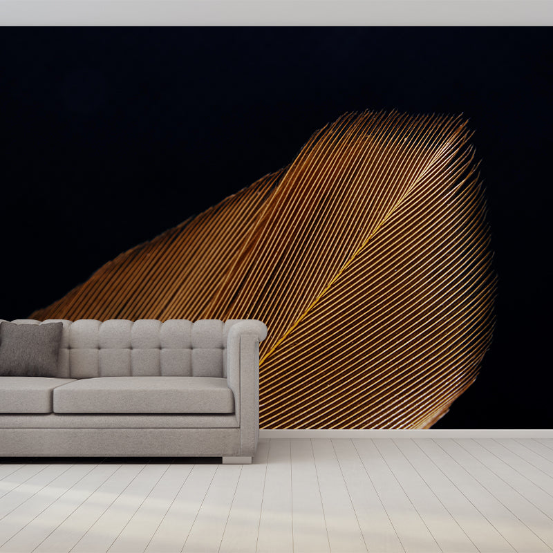Photography Feather Mural Eco-friendly Decorative Wallpaper for Home