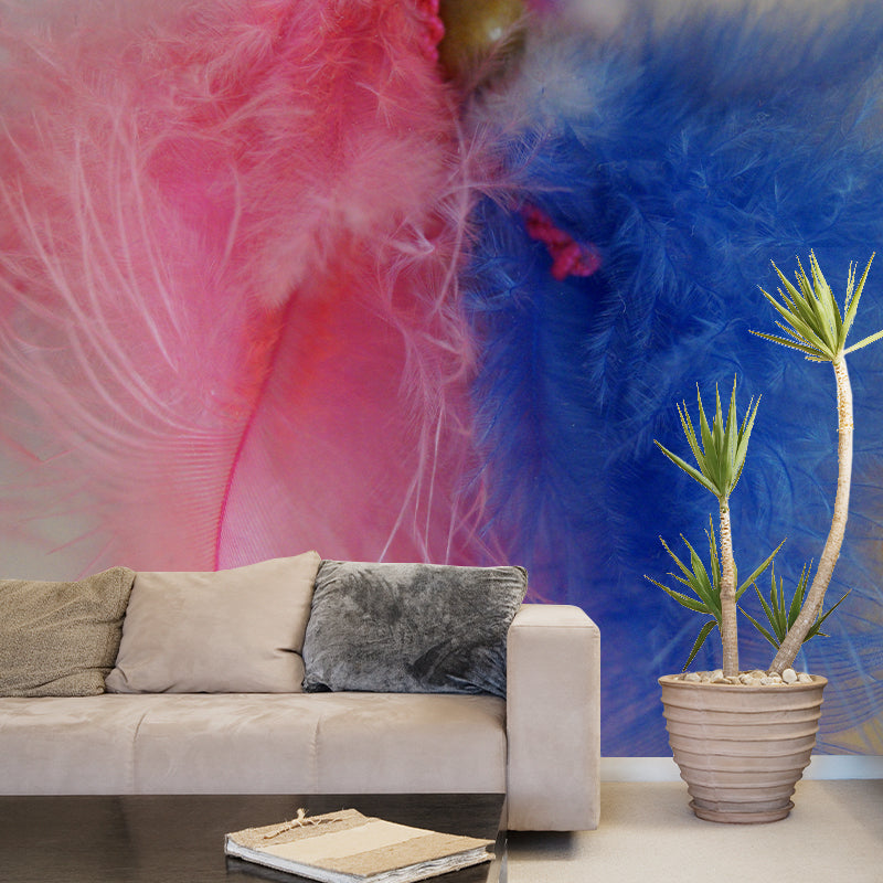 Photography Feather Mural Eco-friendly Decorative Wallpaper for Home
