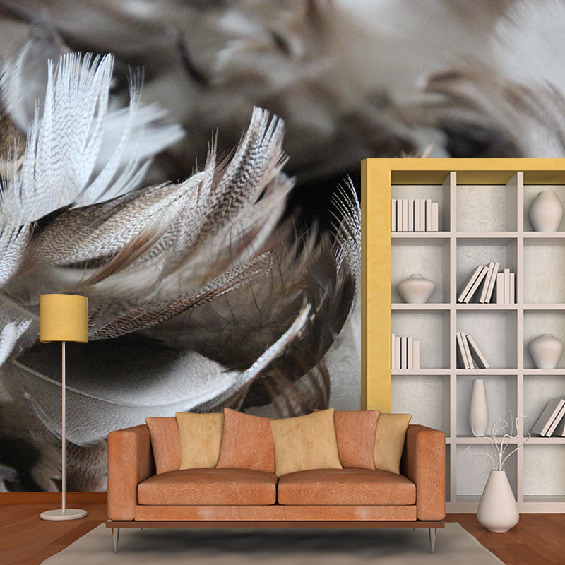 Eco-friendly Photography Feather Mural Decorative Wallpaper Wall Decor