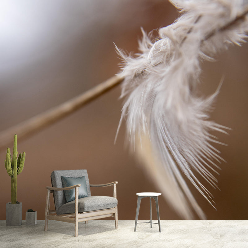 Bird Feather Photography Mural Eco-friendly Decorative Wallpaper Home Decor