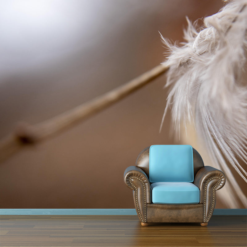 Bird Feather Photography Mural Eco-friendly Decorative Wallpaper Home Decor