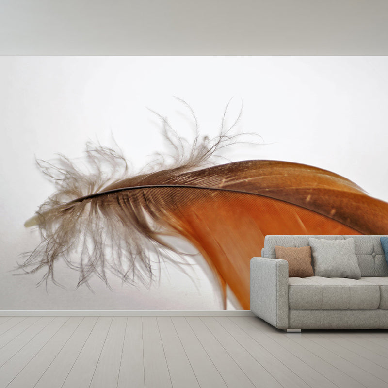 Bird Feather Photography Mural Eco-friendly Decorative Wallpaper Home Decor