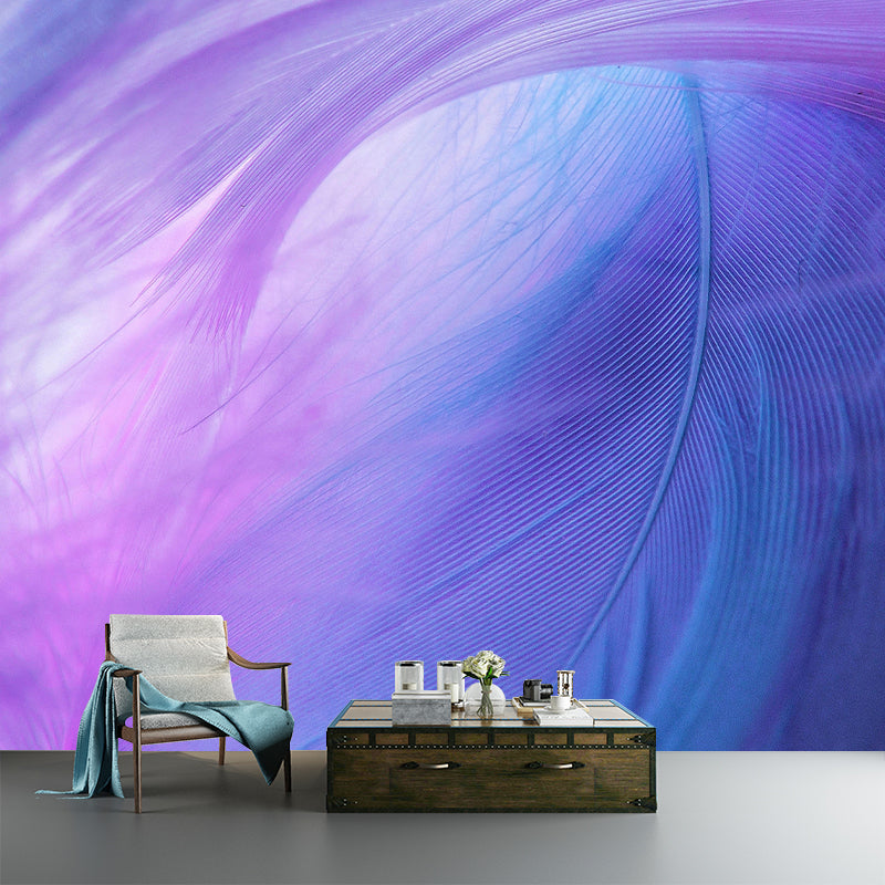 Horizontal Photography Bird Feather Mural Eco-friendly Decorative Wallpaper Wall Decor