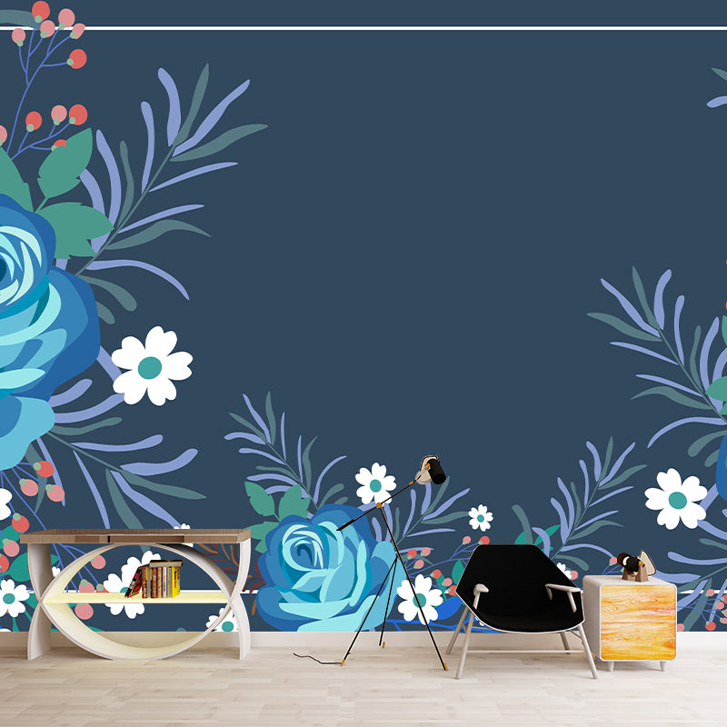 Illustration Tropical Plant Mural Eco-friendly Decorative Wallpaper Home Decor