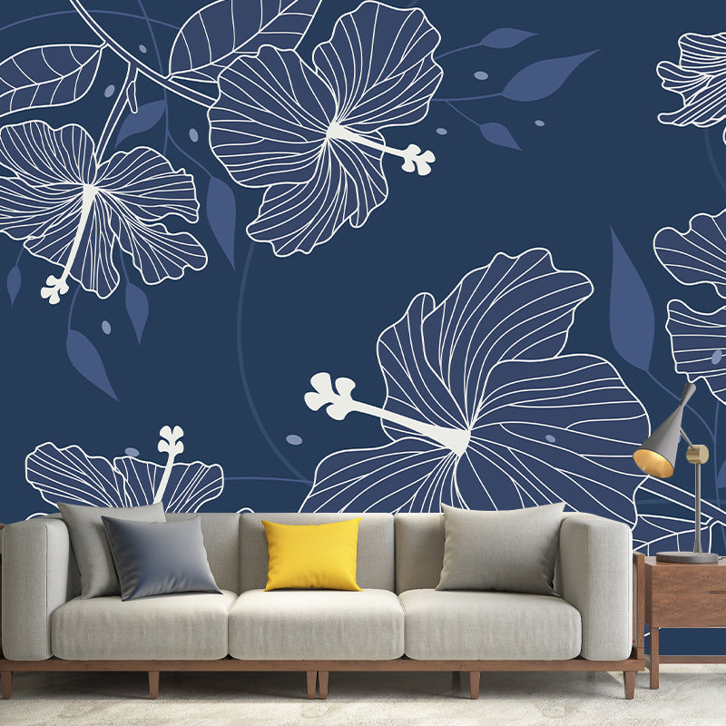 Customized Tropical Plant Mural Eco-friendly Decorative Wallpaper Wall Decor