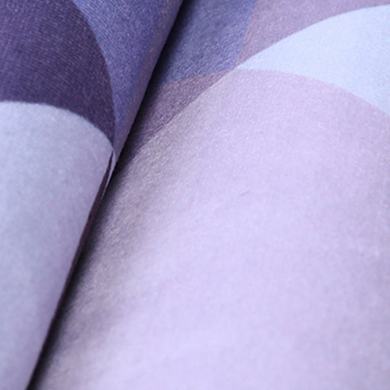 Pink Striped Rug Polyester Modern Rug Stain Resistant Rug for Living Room