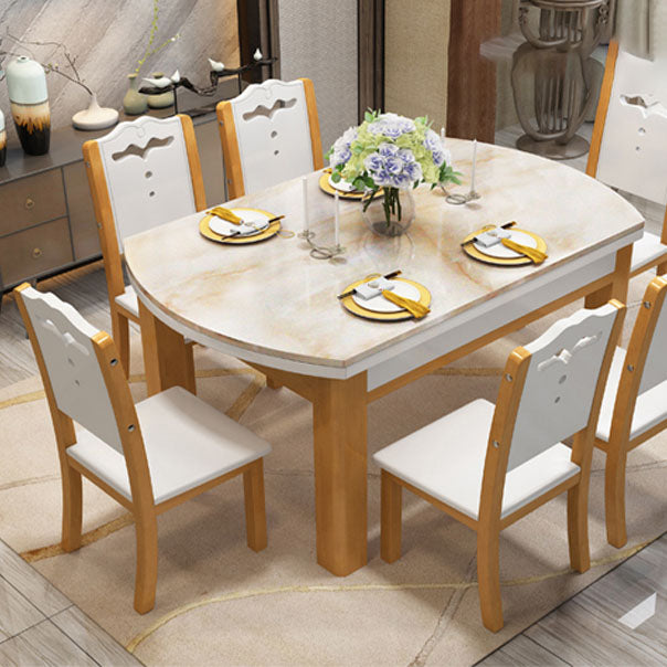 Silla de comedor de madera contemporánea, respaldo abierto sin brazos, sillas laterales de comedor