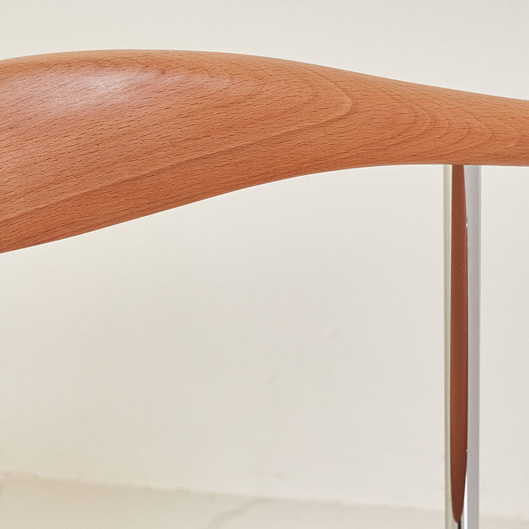 Silla sin brazos de comedor de metal moderno, silla lateral de comedor de cuero sintético para uso en restaurantes