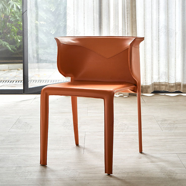 Comedor Silla de Comedor Contemporánea Silla Orejero de Metal con Brazo