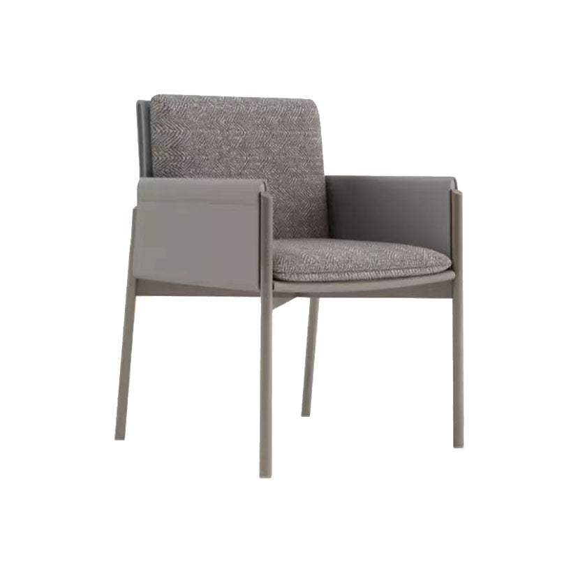 Chaise de salle à manger à dossier solide de restaurant de style design, chaise de salle à manger rembourrée