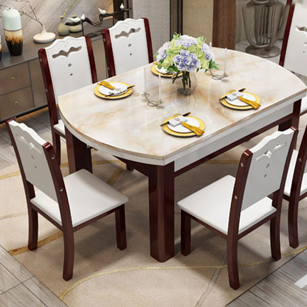 Silla sin brazos de comedor de madera moderna, silla lateral de comedor con respaldo abierto para uso doméstico