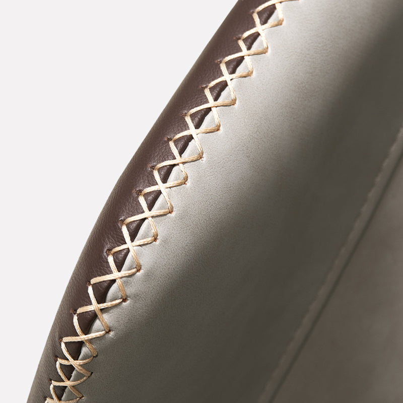 Sillas de comedor estilo moderno Sillas orejeras sin brazos para cocina con patas de metal