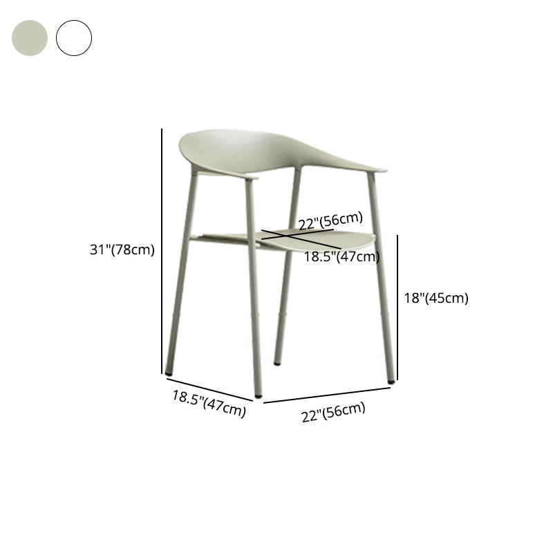 Silla de comedor de metal moderno, sillones de comedor apilables para restaurante