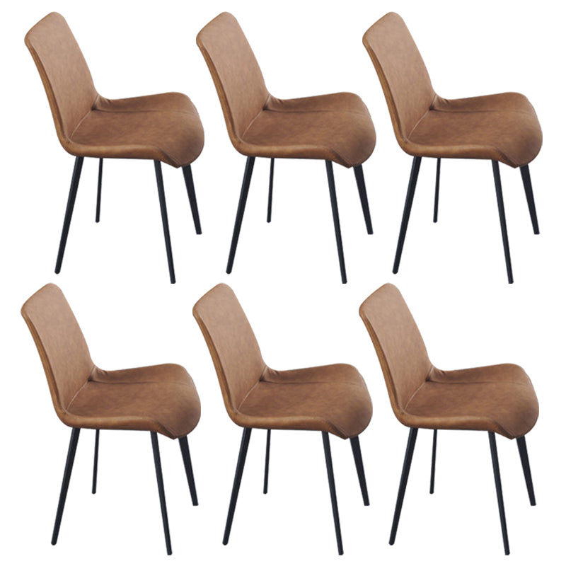 Silla tapizada de metal industrial interior del comedor del respaldo sólido del sillón
