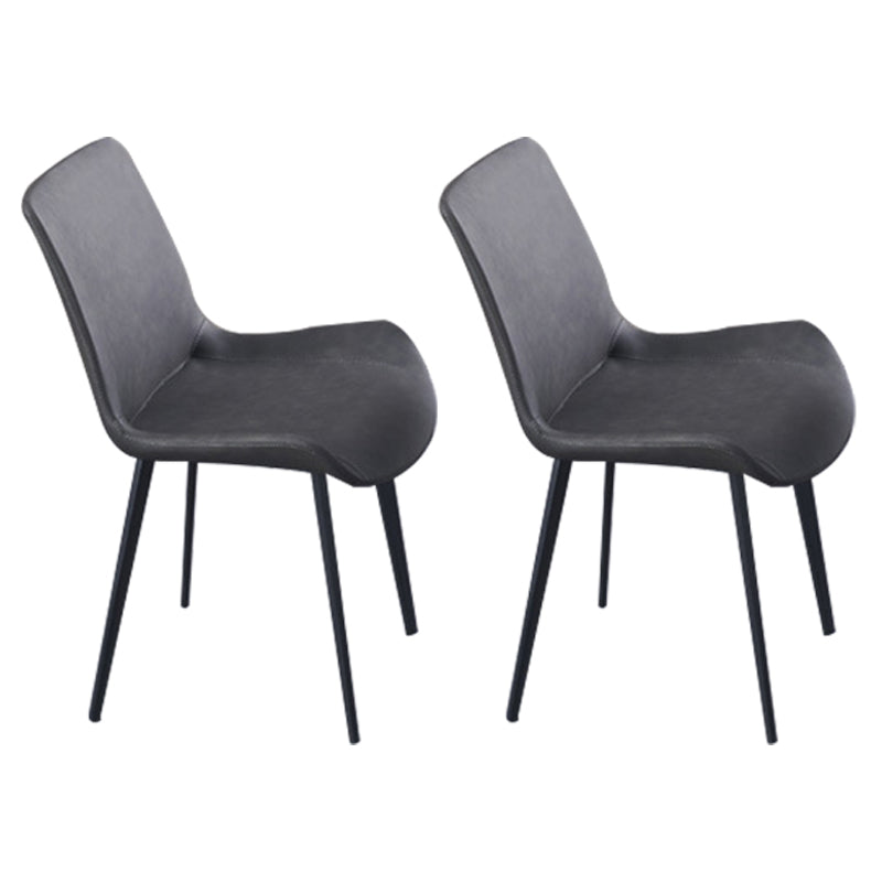 Chaise de salle à manger tapissée en métal à dossier solide de fauteuil industriel d'intérieur