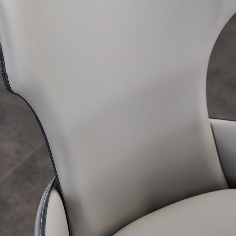 Silla tapizada con respaldo hogareño contemporáneo del comedor del metal del sillón