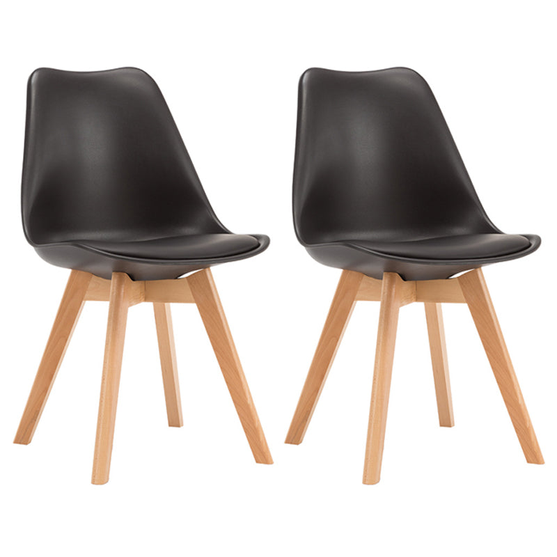 Skandinavischer gepolsterter Heimseitenstuhl Parsons Matte Finish Essstuhl