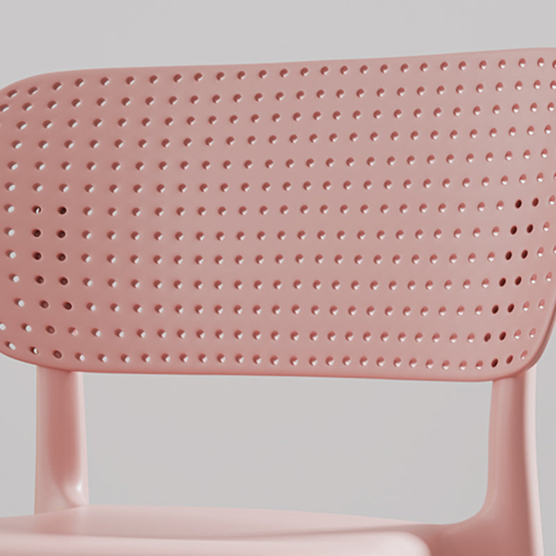 Silla lateral plástica contemporánea del restaurante con parte posterior abierta del final mate que cena la silla