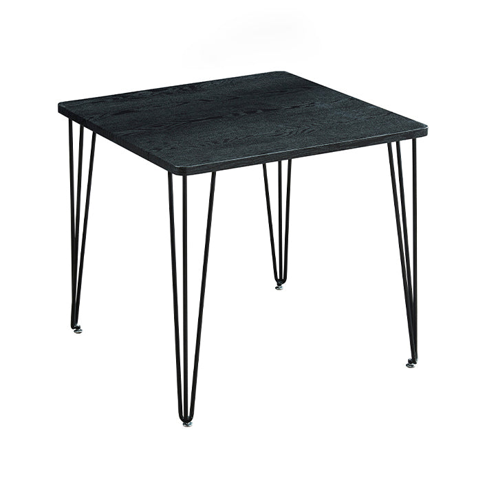Square Dining Room Collection Industrial Style 4 Legs Furniture for Home