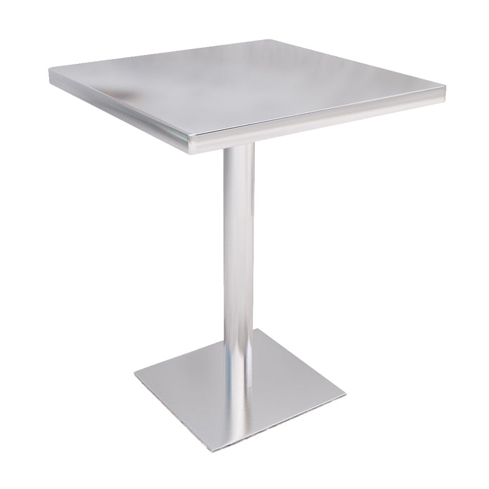 Industrial Style Dinner Table Stainless Steel Dining Site Table for Home