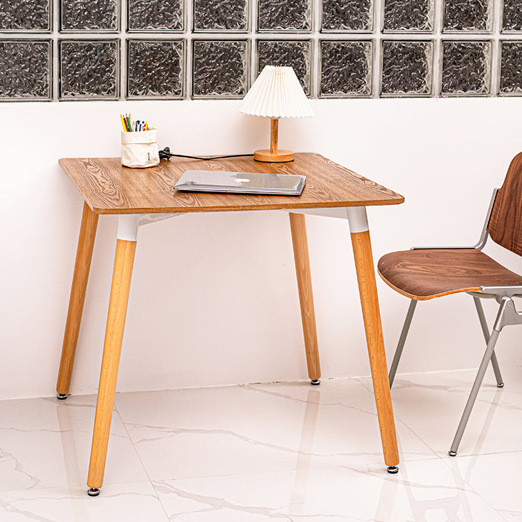 Mesa de comedor estándar industrial de MDF, mesa de comedor de cocina con 4 patas