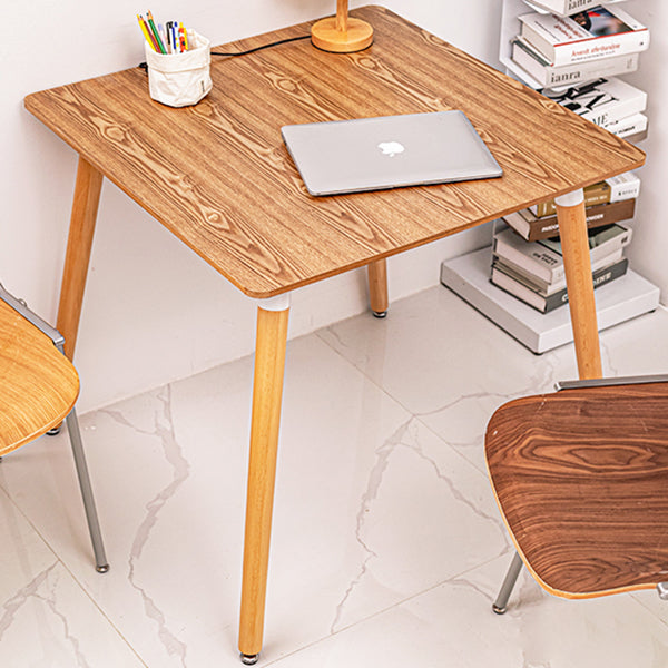 Mesa de comedor estándar industrial de MDF, mesa de comedor de cocina con 4 patas