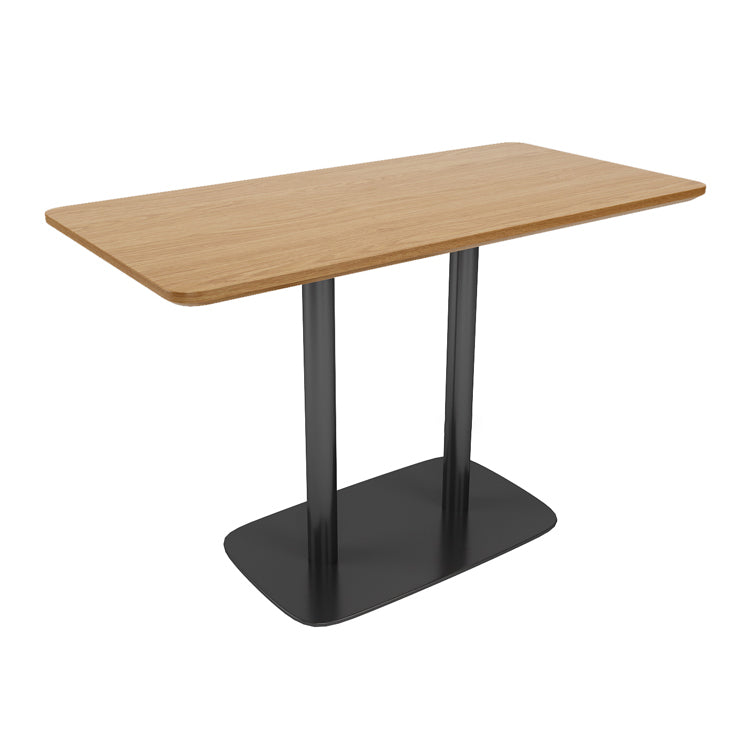 Colección de comedor de madera maciza Mesa de comedor de estilo industrial para el hogar