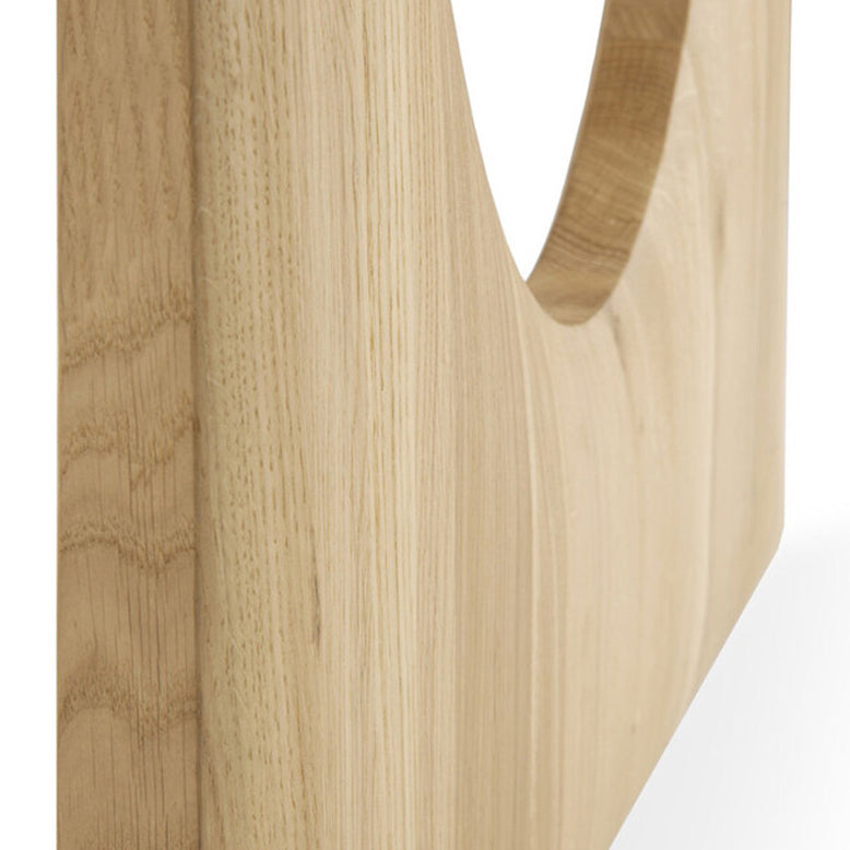 Mesa de comedor industrial de madera maciza, mesa rectangular en la naturaleza con pedestal doble