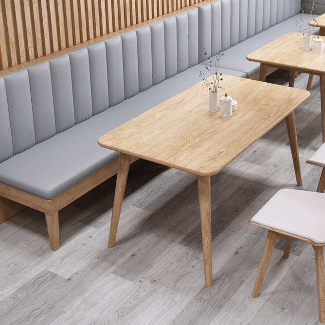Solid Wood 4-foot Dinette Table Industrial Style Dining Table for Home