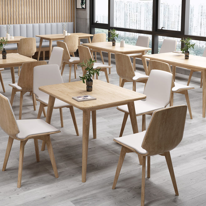 Solid Wood 4-foot Dinette Table Industrial Style Dining Table for Home