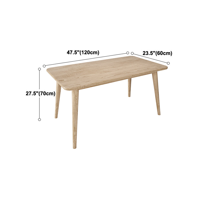 Solid Wood 4-foot Dinette Table Industrial Style Dining Table for Home