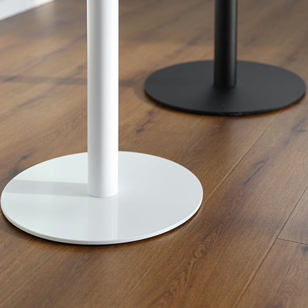 Industrial Style Dining Table Stone Pedestal Dining Site Table for Dining Room