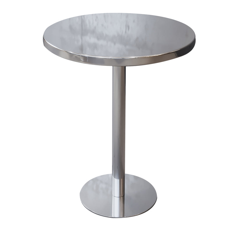 Industrial Style Dining Table Stainless Steel Dining Site Table for Home